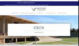 
							         CSUN | Westside Habitats								  
							    