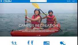
							         CSUSM Recreation Portal								  
							    