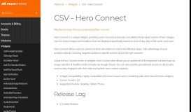 
							         CSV - Hero Connect | MuseThemes Docs								  
							    