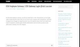 
							         CSX Employee Gateway | CSX Gateway LogIn @sts1.csx.com ...								  
							    