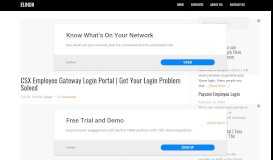 
							         CSX Employee Gateway Login Portal | Get Your Login ...								  
							    
