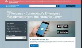 
							         CT Prepares - Connecticut's Emergency Management News ... - CT.gov								  
							    