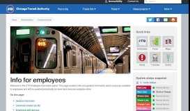
							         CTA Employee Portal (Chicago Transit Authority) - CTA								  
							    