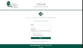 
							         CTCA Authentication Services - myCTCA								  
							    