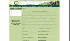 
							         CTD Sites - Department of Value Added Tax & DNH UT								  
							    