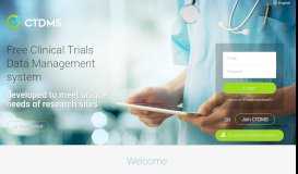 
							         CTDMS - Clinical Trials Data Management System								  
							    