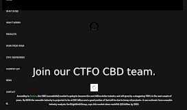 
							         CTFO CBD | Hemp CBD Products | CTFO Business Opportunity								  
							    