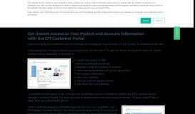 
							         CTI Customer Portal | Consolidated Technologies, Inc. : Consolidated ...								  
							    