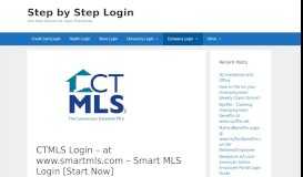 
							         CTMLS Login - at www.smartmls.com - Smart MLS Login [Start Now ...								  
							    