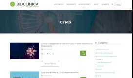 
							         CTMS | Bioclinica								  
							    