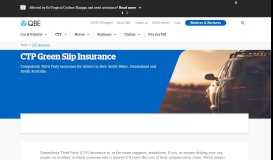 
							         CTP Green Slip insurance | QBE AU								  
							    