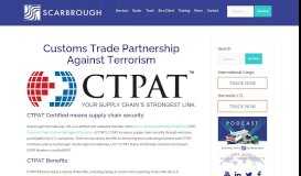 
							         CTPAT | Scarbrough International								  
							    