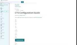 
							         CTS Configuration Guide | Web Service (13 views) - Scribd								  
							    