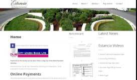 
							         CUB Online Payment Gateway for Estancia								  
							    