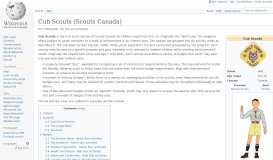 
							         Cub Scouts (Scouts Canada) - Wikipedia								  
							    