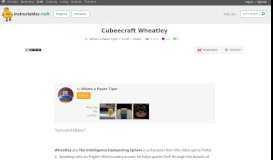 
							         Cubeecraft Wheatley - Instructables								  
							    