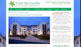 
							         Cuirt na Coiribe – Luxury Student Accommodation Galway								  
							    
