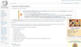 
							         Cuisine of Karnataka - Wikipedia								  
							    