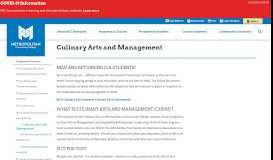 
							         Culinary Arts - Metropolitan Community College								  
							    