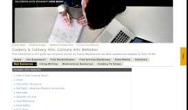 
							         Culinary Arts Websites - Cookery & Culinary Arts - Research Guides at ...								  
							    