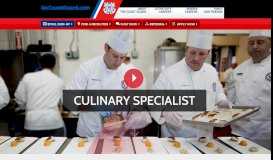 
							         Culinary Specialist - Coast Guard								  
							    
