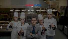 
							         Culinary Staffing America, Inc. - Food Service Professionals								  
							    