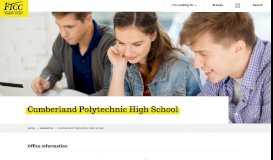 
							         Cumberland Polytechnic High School - Fayetteville Technical ...								  
							    