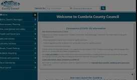 
							         Cumbria County Council								  
							    