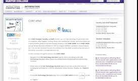 
							         CUNY eMall — Hunter College								  
							    