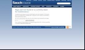 
							         CUNY Portal Username/Password Assistance Tool - Baruch College								  
							    
