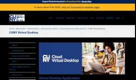 
							         CUNY Virtual Desktop – The City University of New York								  
							    