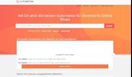 
							         CUPONATION - Gutscheine & Gutscheincodes für Österreich								  
							    