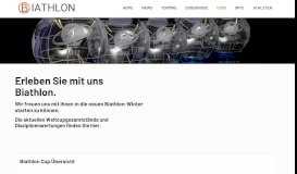 
							         Cups 2018/2019 - biathlon-online.de - Das Biathlon Portal in ...								  
							    