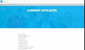 
							         Current Affiliates | CISabroad U.S. College & University Partners								  
							    