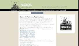 
							         Current Applications | Hassocks Parish Council								  
							    