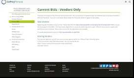 
							         Current Bids - Vendors Only - Cal Poly Pomona								  
							    