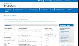 
							         Current Contracts Search - State of Ohio Procurement - Ohio.gov								  
							    