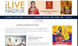 
							         Current Education News | Nagpur Latest News | The Live Nagpur								  
							    