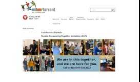 
							         Current Employee - MHMR Tarrant County								  
							    