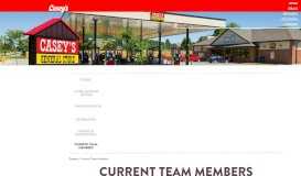
							         Current Employees | Casey's General Store								  
							    