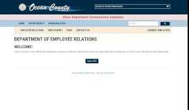 
							         Current Employees | Department of Employee Relations | Ocean ...								  
							    