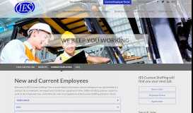 
							         Current Employees - IES Custom Staffing								  
							    