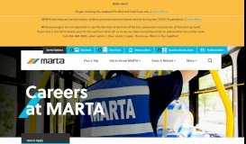 
							         Current Job Openings - MARTA								  
							    