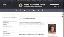 
							         Current Parents / Welcome - Jasper County Charter System								  
							    
