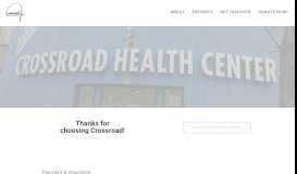 
							         Current Patients - Crossroad Health Center								  
							    