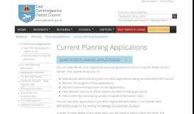 
							         Current Planning Applications | East Cambridgeshire District Council								  
							    