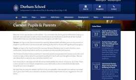 
							         Current Pupils & Parents: Durham School: independent day and ...								  
							    