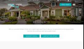 
							         Current Residents | Highlands Viera West								  
							    