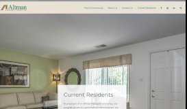 
							         Current Residents Portal | Altman Management Company								  
							    