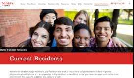 
							         Current Residents – Seneca College Residence								  
							    